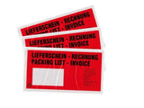 1000 Lieferscheintaschen DIN LANG Dokumententaschen Begleitpapierhüllen Lieferschein - EUR 0,0299 Einheit