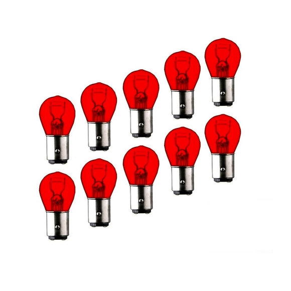 BAZ15D P21/4W 12V 21/4W BAZ15d ROT Bremslicht Rückleuchte Doppelfaden 10x  - EUR 1,49 / Einheit