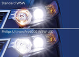Philips LED W5W 12V 0,9W Ultinon Pro6000 mit Straßenzulassung 6000K