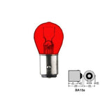 Glühbirnen BA15S Rot P21W 12 Volt Glühlampen für Rücklicht Stoplicht