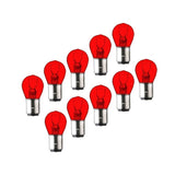 Glühbirnen BA15S Rot P21W 12 Volt Glühlampen für Rücklicht Stoplicht