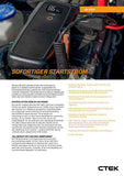 CTEK Starthilfe-Powerbank 40-625, Booster RB 3000, 12V, 3000A Spitzenstrom, Kapazität 16000mAh