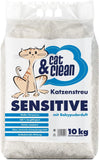 10kg Cat & Clean® Katzenstreu mit versch. Sorten Babypuder Vanille etc.