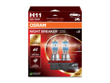 OSRAM NIGHT BREAKER® 220 +220% H4 H7 oder H11 2er Box oder 1er Blister