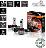 Osram NIGHT BREAKER LED SMART ECE H11, ECE R37 zugelassene LED-Retrofitlampe, Fern-/Abblend-/Nebellicht, 6000K, 12V (Kopie)