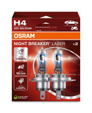 OSRAM Night Breaker Laser 2er Box H1 H3 H4 H7 H8 H11 HB3 HB4
