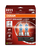OSRAM Night Breaker Laser 2er Box H1 H3 H4 H7 H8 H11 HB3 HB4