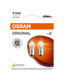 OSRAM ORIGINAL T4W 12V 4W BA9s 3893 02B Standlicht Glühlampe Glühbirne Lampe 2x im Blister