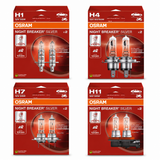OSRAM Night Breaker Silver Lampen H1 H4 H7 H11 Duo Box Halogen Scheinwerfer