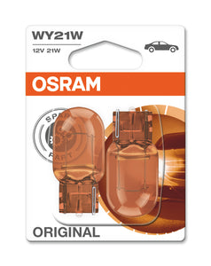 Osram WY21W 12V 21W WX3x16d Blister (gelb/orange) 2 St.7505-02B | EUR 3,50/Einheit