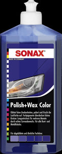 SONAX Polish Wax Color Autopolitur poliert konserviert Farpolitur blau