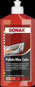 SONAX Polish Wax Color Autopolitur poliert konserviert Farpolitur rot