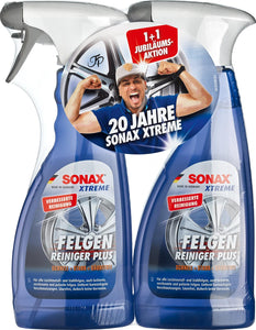 SONAX XTREME FelgenReiniger PLUS 1+1 AKTION 2x 500 ml Profi Felgen Reiniger