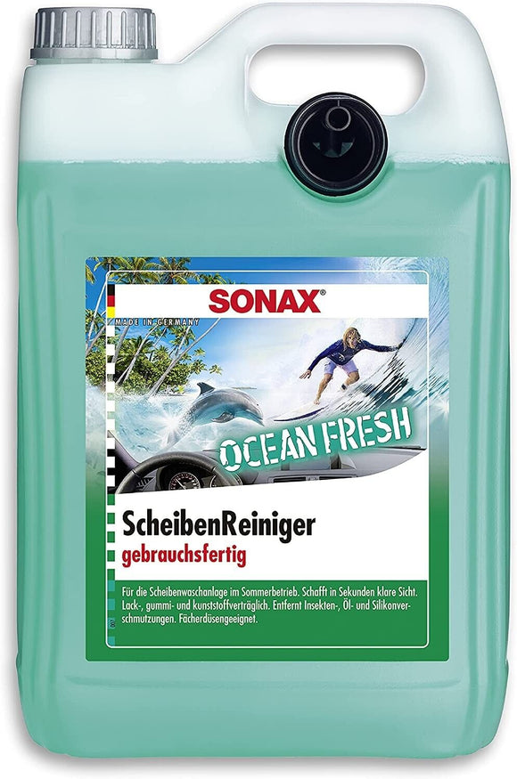 SONAX Scheibenreiniger Sommer Ocean Fresh Gebrauchsfertig Wischwasser 5L