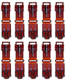 25x Abzweigverbinder SET Schnellverbinder Klemmverbinder Stromdiebe rot