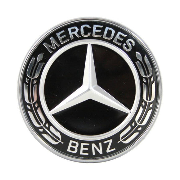Mercedes-Benz Emblem Motorhaube Schwarz A0008171701 / A0008173305