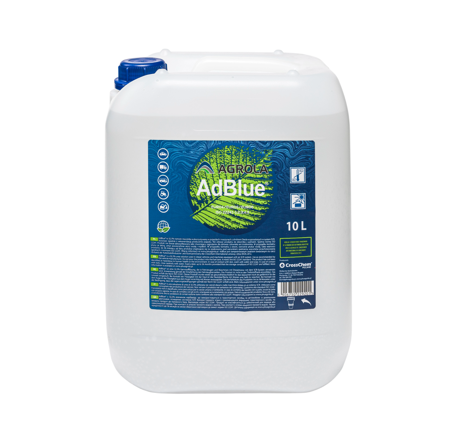 2x 10 Liter Agrola AdBlue Kanister DEF Harnstofflösung+Ausgießer für B –  Kummert Business eCommerce