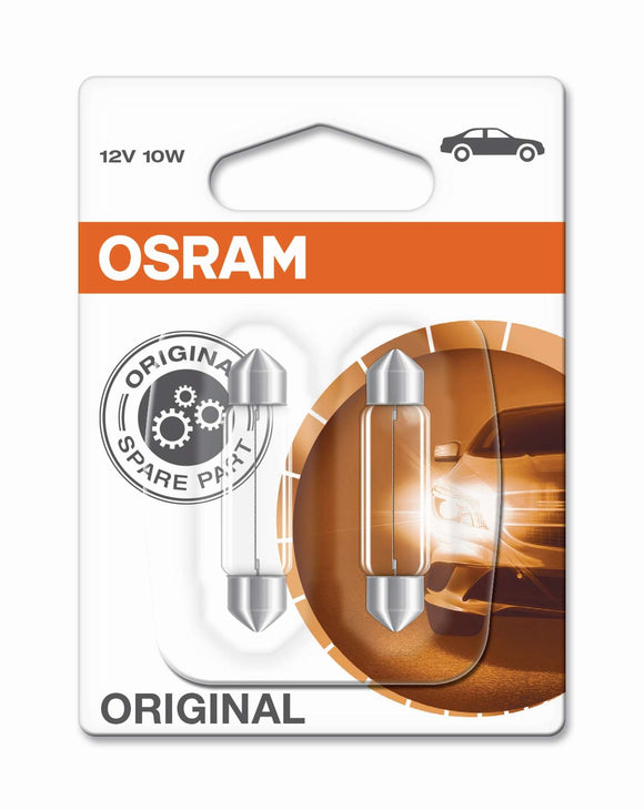 Osram C5W 5W 12V 41mm / 42mm Soffitte Sofitte Lampe Kennzeichen Birne Blister