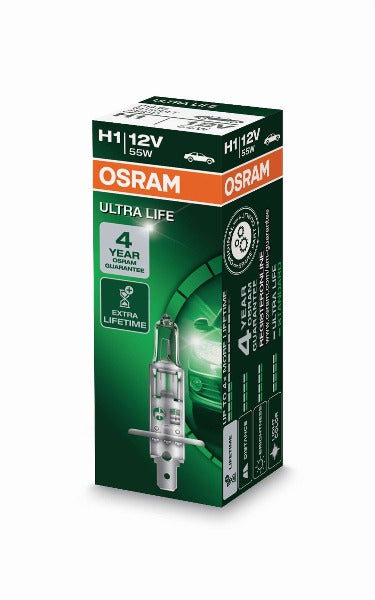 OSRAM H1 ULTRA LIFE 12V 55W 1er Faltschachtel 64150ULT longlife Halogenlampe