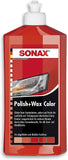 SONAX Polish Wax Color Autopolitur poliert konserviert Farpolitur rot