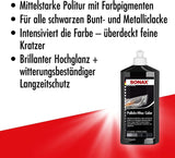 SONAX Polish Wax Color Autopolitur poliert konserviert Farpolitur schwarz