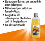 SONAX CARAVAN Shampoo 1L Wohnwagen Reinigung Wohnmobil Pflege Wäsche Camping