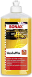 SONAX Wasch & Wax (500 ml) gründliche Schmutzentfernung und dauerhafter Schutzfilm aus natürlichem Carnauba-Wachs