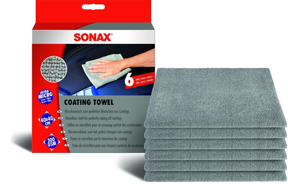 SONAX Coating Towel Microfasertuch 6 Stück 04511000 - EUR 3,33 / Einheit