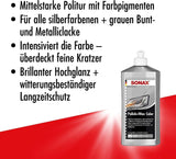 SONAX Polish Wax Color Autopolitur poliert konserviert Farpolitur silber