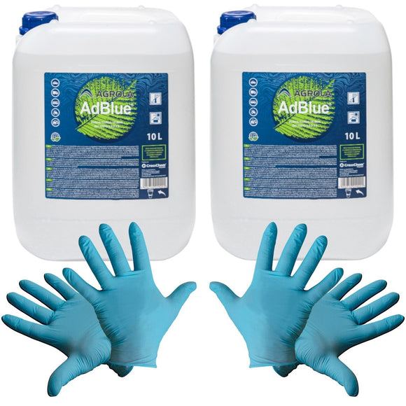 2x 10 Liter Agrola AdBlue Kanister DEF Harnstofflösung+Ausgießer