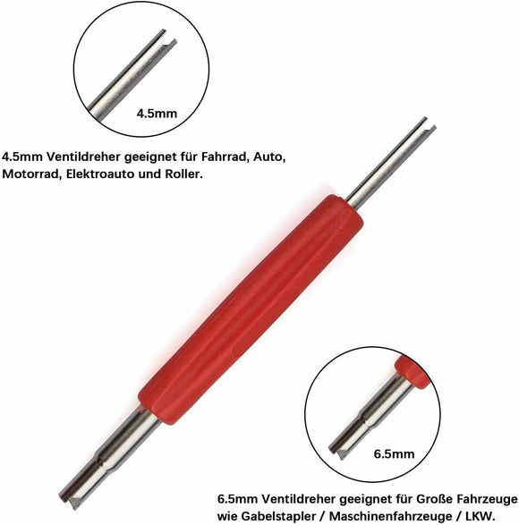 Ventildreher Ausdreher Eindreher für Reifenventile PKW NFZ Reifen Ventile